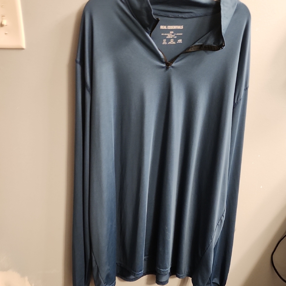 🍉Essentials Navy Half-Zip Pullover NWOT